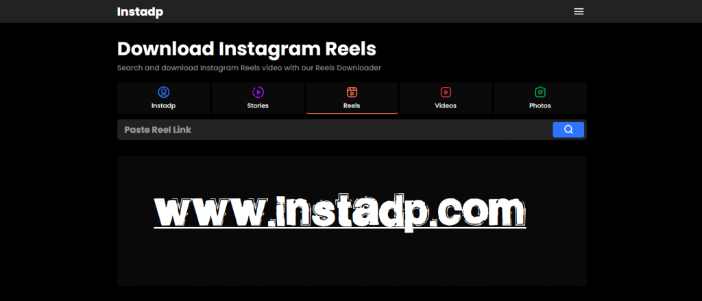 download video reels instagram dengan instadp