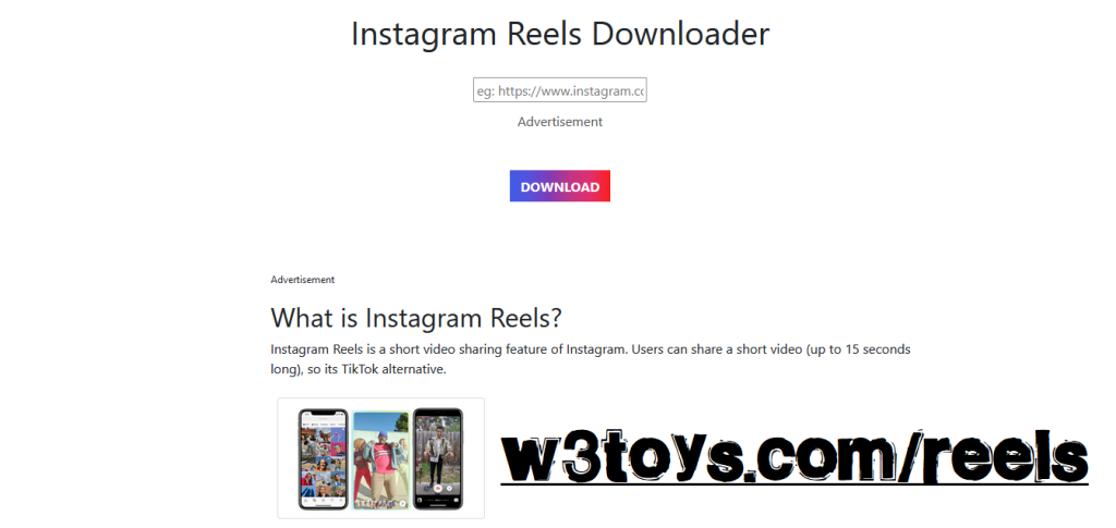 download video instagram dengan w3toys