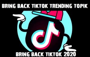 Bring Back Tiktok 2020