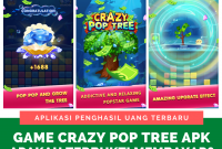 Aplikasi Penghasil Uang Crazy Pop Tree