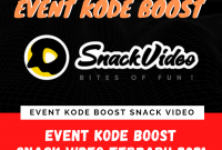 Event Kode Boost Snack Video Terbaru