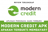 Aplikasi Modern Credit Apk