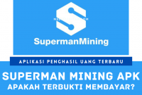 Aplikasi Superman Mining Apk Penghasil Uang