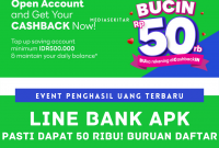 Promo Event Line Bank Terbaru